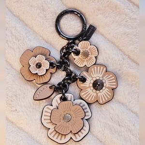 Coach Tea Rose Bag Charm